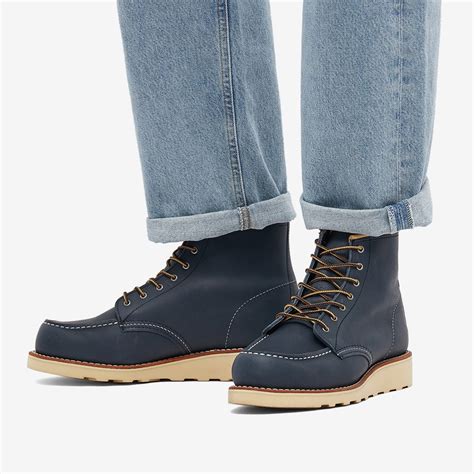 Red Wing Women's 3353 Heritage 6" Moc Toe Boot Indigo Legacy | END.