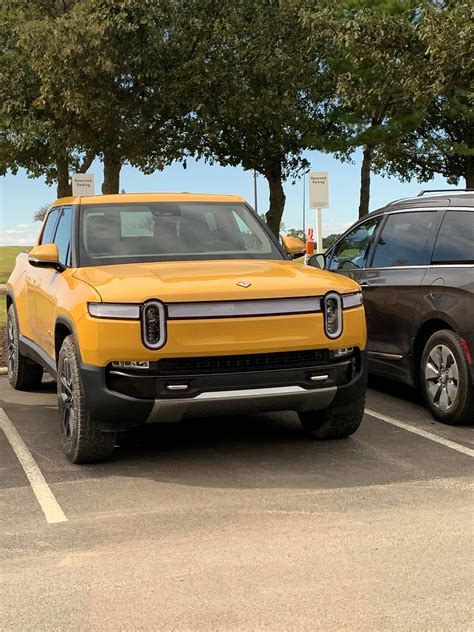 Saw these amazing colors of R1T’s at the Rivian plant in Normal, IL yesterday : r/Rivian