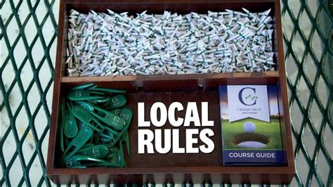 Rules of Golf Explained (2023): Local Rules - YouTube Cedar Crest, Golf Rules, Amazon Fire Tv ...