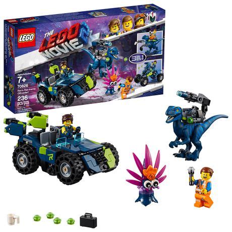 THE LEGO MOVIE 2 Rex’s Rex-treme Offroader! 70826 Building Kit (230 ...