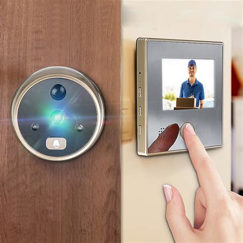 3Inch LCD Wireless Digital Peephole Viewer 120 Door Security Doorbell ...