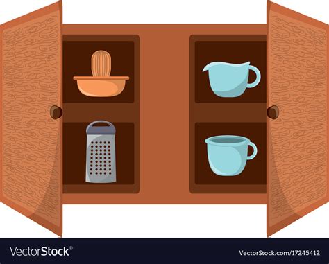 Cupboard Royalty Free Vector Image - VectorStock