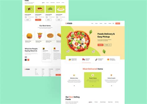 Food Delivery Website on Behance