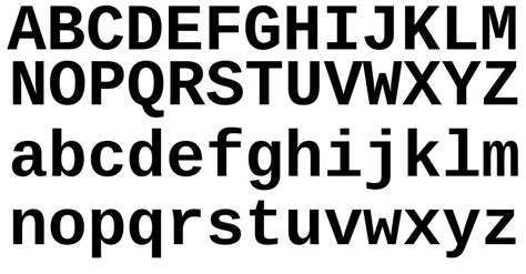 Liberation Mono font by Red Hat - FontRiver