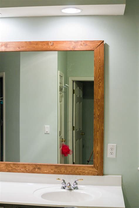 Diy Bathroom Mirror Frame Ideas / This reminds me of a tip with mirrors- buy a cheap ... - It's ...