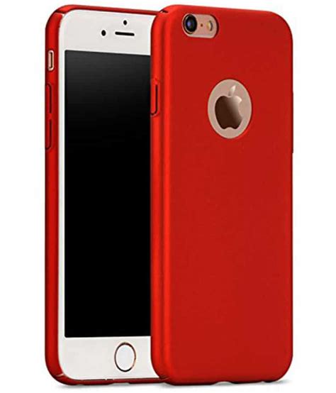 Apple iPhone 7 Plain Cases Case Cloud - Red - Plain Back Covers Online ...