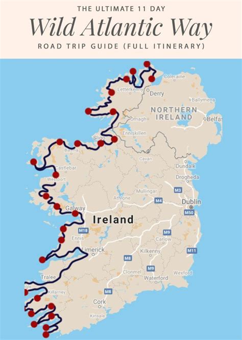 Wild Atlantic Way Itinerary | The ULTIMATE 2019 Road Trip Guide | Ireland road trip, Road trip, Trip