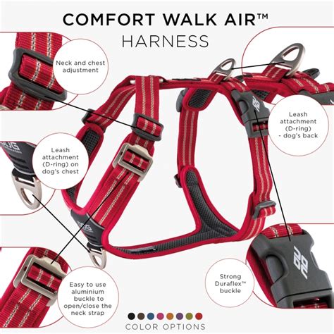 Comfort Walk Air™ harness from DOG Copenhagen Size XS Color Classic Red