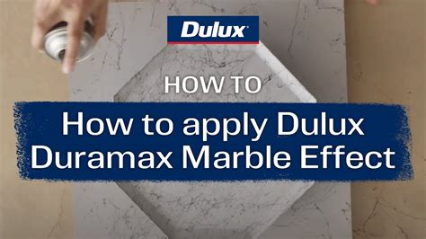 How to Use Dulux Duramax Marble Effect - YouTube