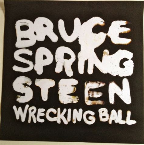 Springsteen, Bruce - Wrecking Ball - Poster. – RecordPusher ...