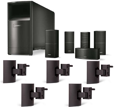 Bose Acoustimass 10 Series V Home Theater Speaker System, Black Bundle ...