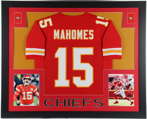 Patrick Mahomes Custom Framed Jersey Display | Pristine Auction