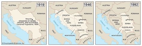 Yugoslavia Map Before And After