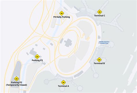 Terminals maps EWR Newark Liberty International Airport