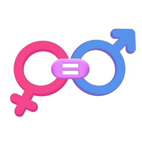 Premium Vector | Gender equality logo concept