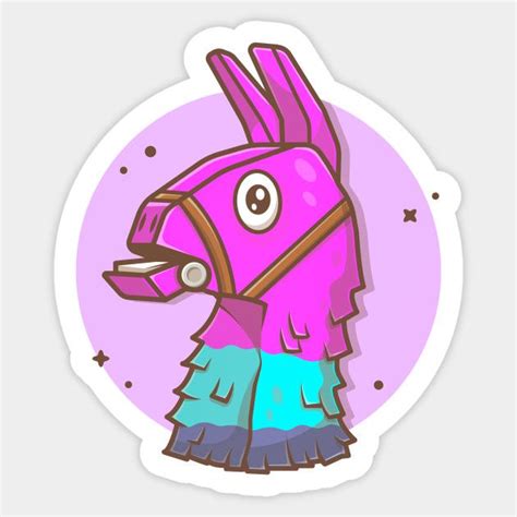 Llama Fortnite - Liama Fortnite - Sticker | TeePublic | Милые каракули ...