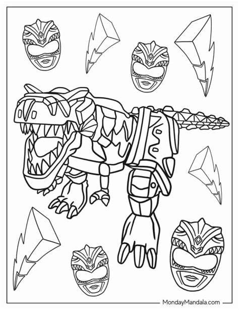 22 Power Rangers Coloring Pages (Free PDF Printables)