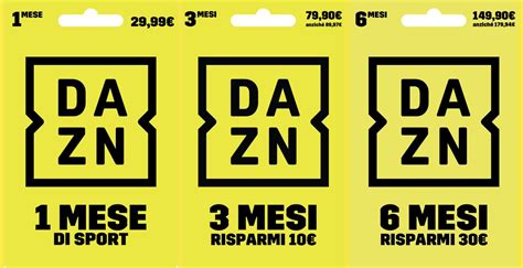 DAZN: arrivano le nuove gift card, si risparmia fino a 30 euro | Lega Nerd