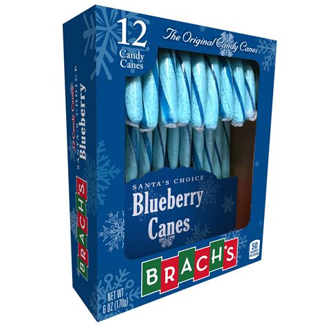 Brach's Santa's Choice Blueberry Canes, 6 Oz. - Walmart.com