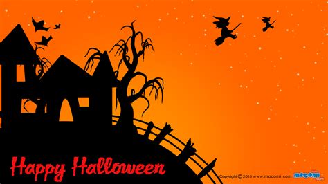 Happy Halloween - 03 - Desktop Wallpaper for Kids | Mocomi