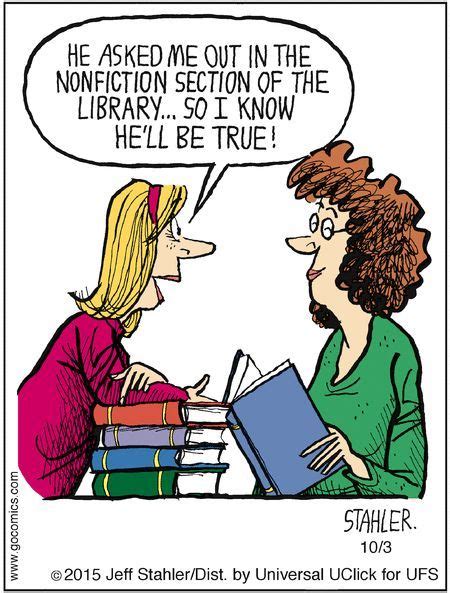 Moderately Confused by Jeff Stahler for October 03, 2015 | GoComics.com | Library humor ...