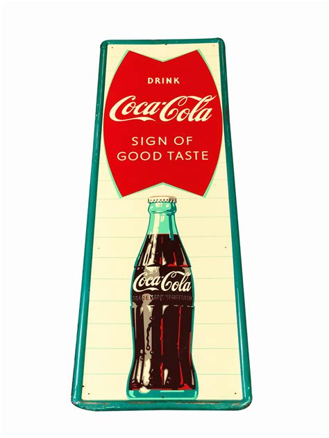 1950S COCA-COLA TIN SIGN