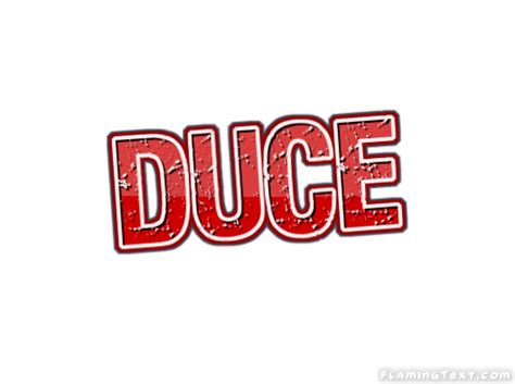 Duce Logo | Free Name Design Tool from Flaming Text