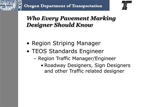 PPT - ODOT Pavement Marking Design PowerPoint Presentation - ID:6694445