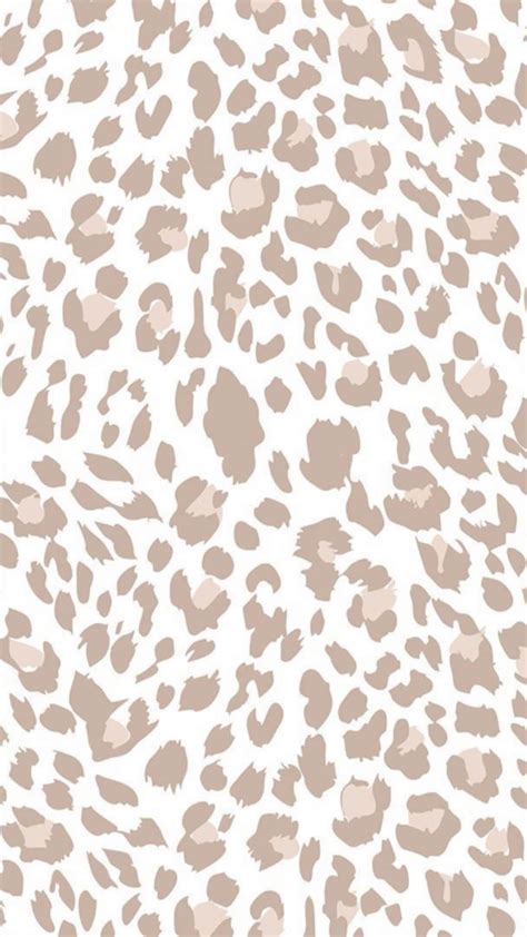 Download Pastel Brown Aesthetic Cute Cheetah Print Wallpaper ...