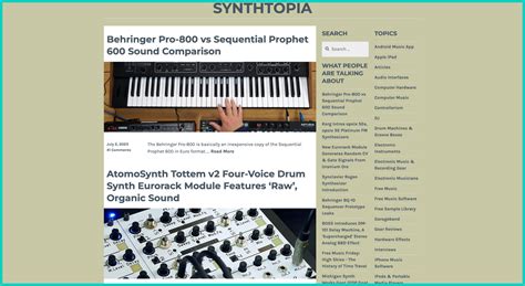 7 Amazing Synth Blogs to Fully Nerd Out On – Flypaper