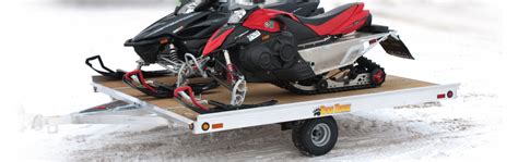 Aluminum High Quality Snowmobile Trailers - Bear Track