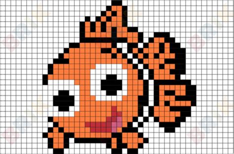 Nemo Pixel Art | Pixel art, Pixel art pattern, Pixel drawing