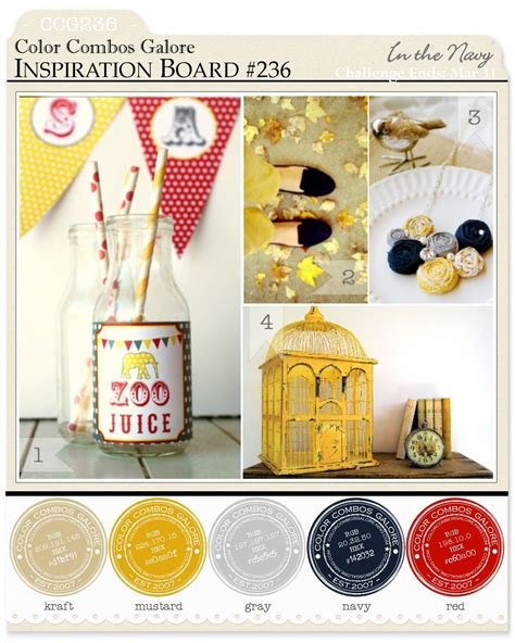 Creating Chaos...: Color Combos Galore #236 - In the Navy | Color inspiration boards, Color ...