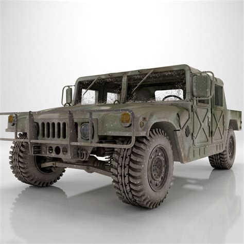 Hummer H1 Military Camouflage 3D model | CGTrader