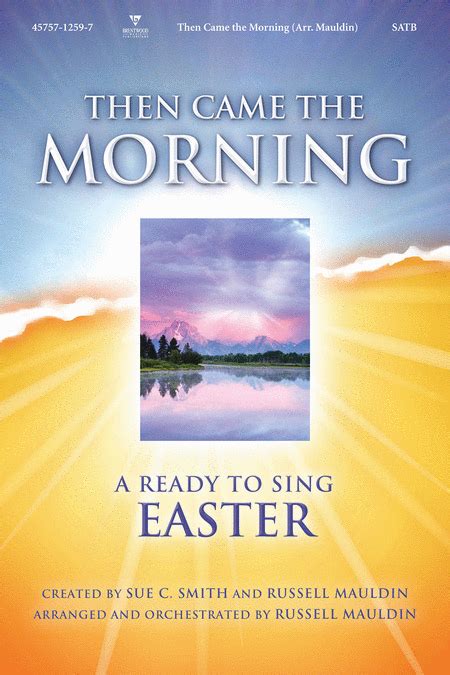 Sheet music: Then Came the Morning (Choral SATB)