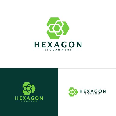 Hexagon logo template, Creative Hexagon logo design vector, Hexagon ...