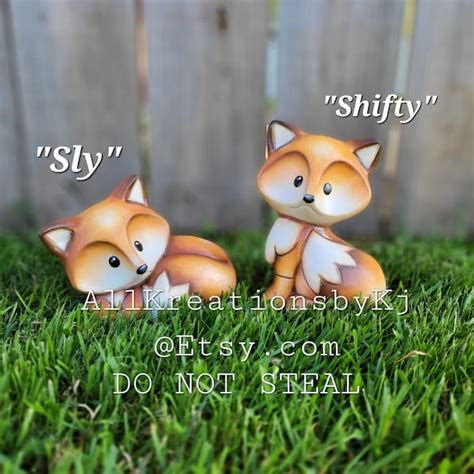 Ceramic Fox - Etsy