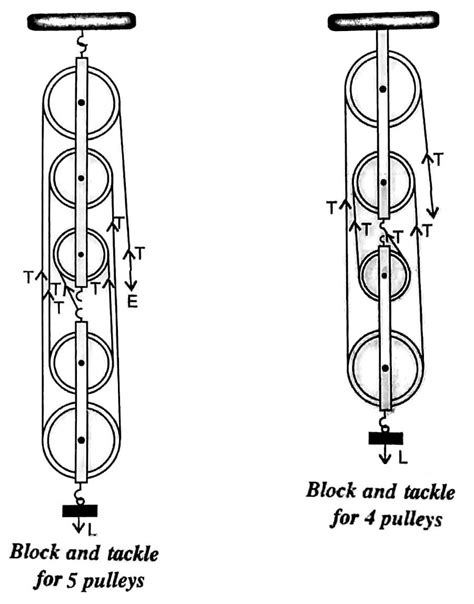 Block and tackle system of pulley | Physics class 10