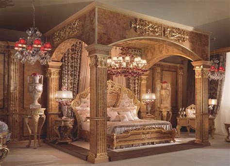 Stunning master bedroom from our modern day palace collection
