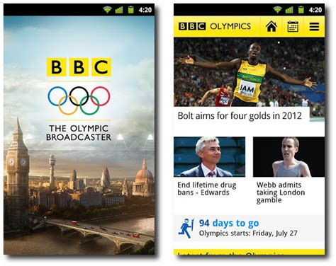 BBC Olympics: Bringing the Olympic games to your Android device