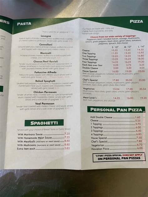 Online Menu of Rafaels Italian Restaurant Restaurant, Tullahoma, Tennessee, 37388 - Zmenu