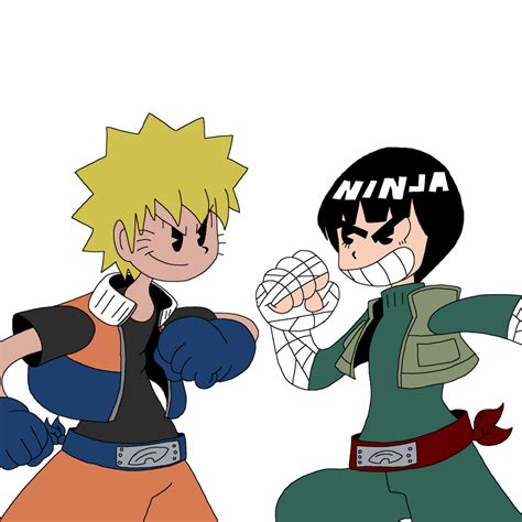 Toon Battle Naruto vs Rock Lee by Arttoon1 on DeviantArt