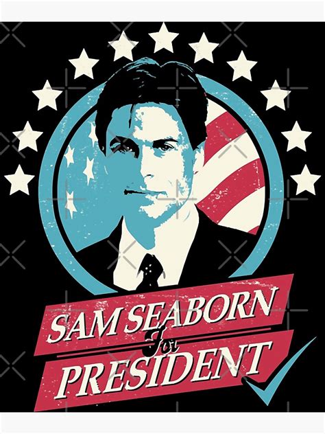 "Sam Seaborn For President Vintage Art" Poster for Sale by ...