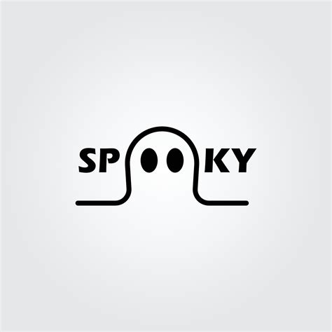 halloween logo icon design inspiration with spooky vector illustration ...