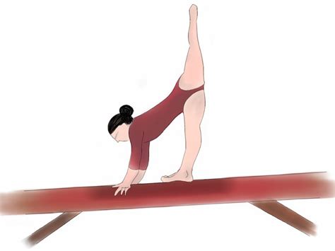 How to Walk on a Gymnastics Balance Beam: 7 Steps (with Pictures)