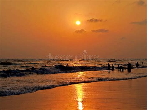 Sunset at the Beach, Coxs Bazar Stock Photo - Image of bangladeshi, background: 116815726