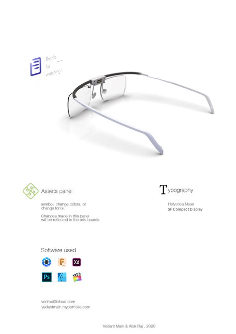 Smart Glasses Concept on Behance