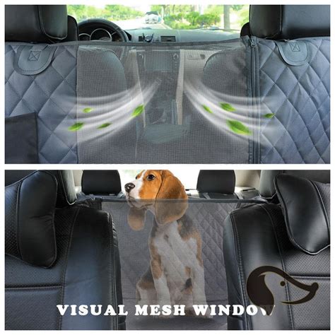 Dog Car Seat Cover Mesh Waterproof With Zipper And Pockets #Dog #dogs #dogshop #doggo #Pup # ...