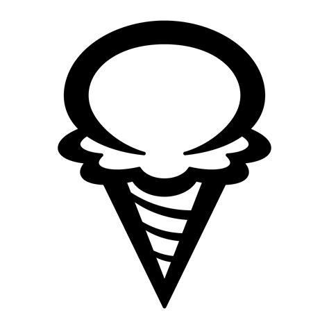 Ice Cream Cone vector icon 553417 Vector Art at Vecteezy