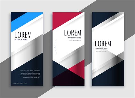 Vertical Banner Design Templates